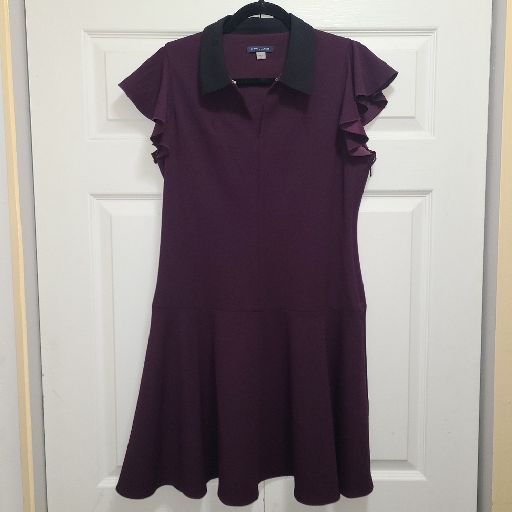 Tommy Hilfiger Plum‎ shift dress size 8